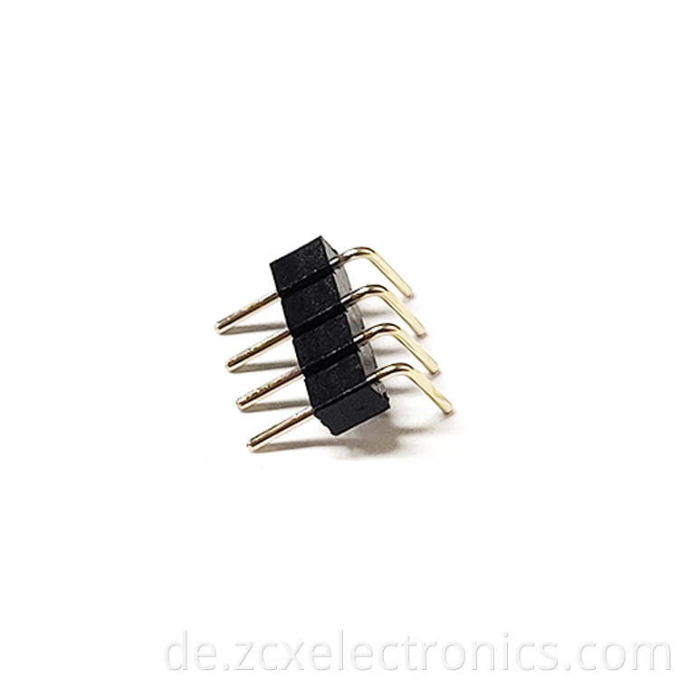 4p 90 Grad Biegerstiftanschluss 4P 90 degree bend pin connector